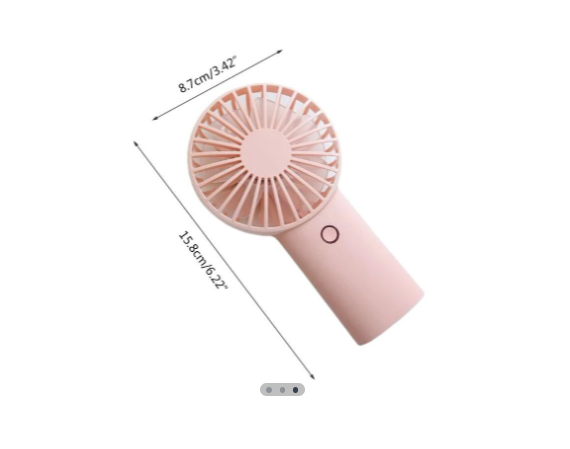 Vista 3 de Mini ventilador - BLANCO: BLANCO